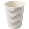 12oz White Ripple Cups (100)