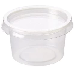 4oz Clear Plastic Deli Containers & Lids (1000)
