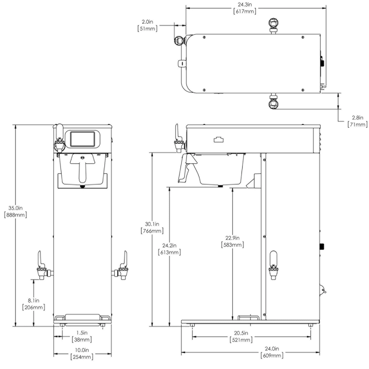 BUNN® BUNN ITCB DV HV Platinum Edition Tea & Coffee Brewer 2 BUNN® BUNN ITCB DV HV Platinum Edition Tea & Coffee Brewer - Image 2