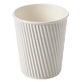 8oz White Ripple Cups (500) 1 8oz White Ripple Cups (500)