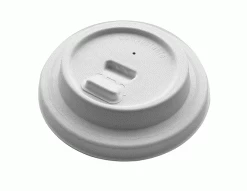 12-20oz Bagasse Compostable Lift & Lock Lids (1000)