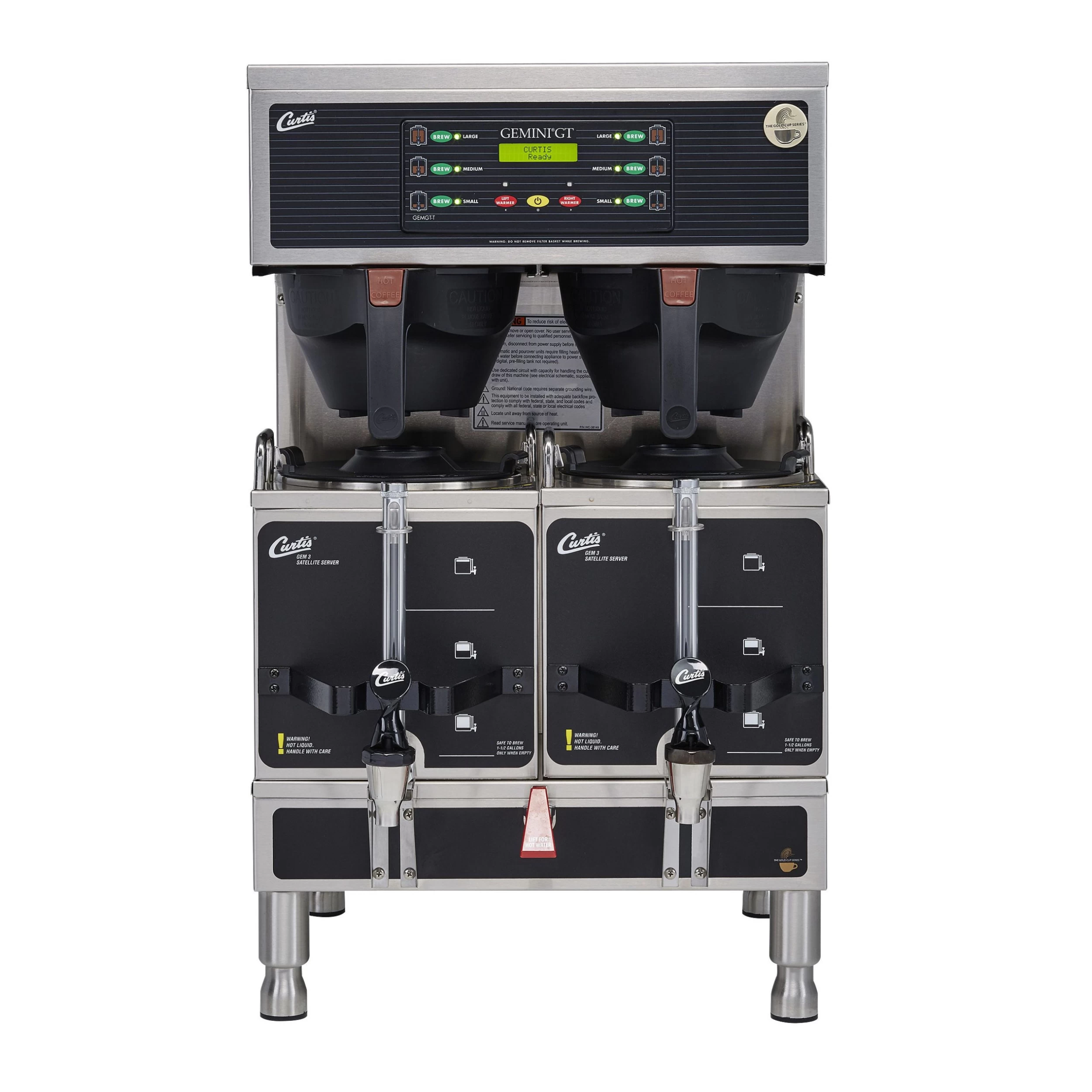 G3 Twin 1.5 Gallon Coffee Brewer W/ Brew Basket Locks 1 G3 Twin 1.5 Gallon Coffee Brewer W/ Brew Basket Locks