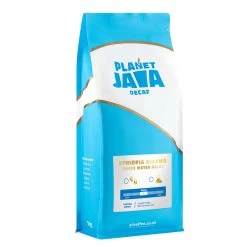Planet Java Ethiopia Sidamo SW Decaf 100% Arabica Coffee Beans (1kg)