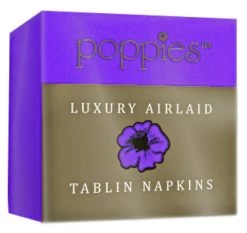 Airlaid Napkin - Purple 40x40cm 4 Fold (50)