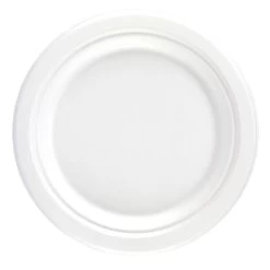 Bagasse Sugarcane Biodegradable Compostable Round Plate 10" (500)