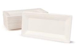 Bagasse Sugarcane Biodegradable Compostable Tray 26cm X 13cm (125)