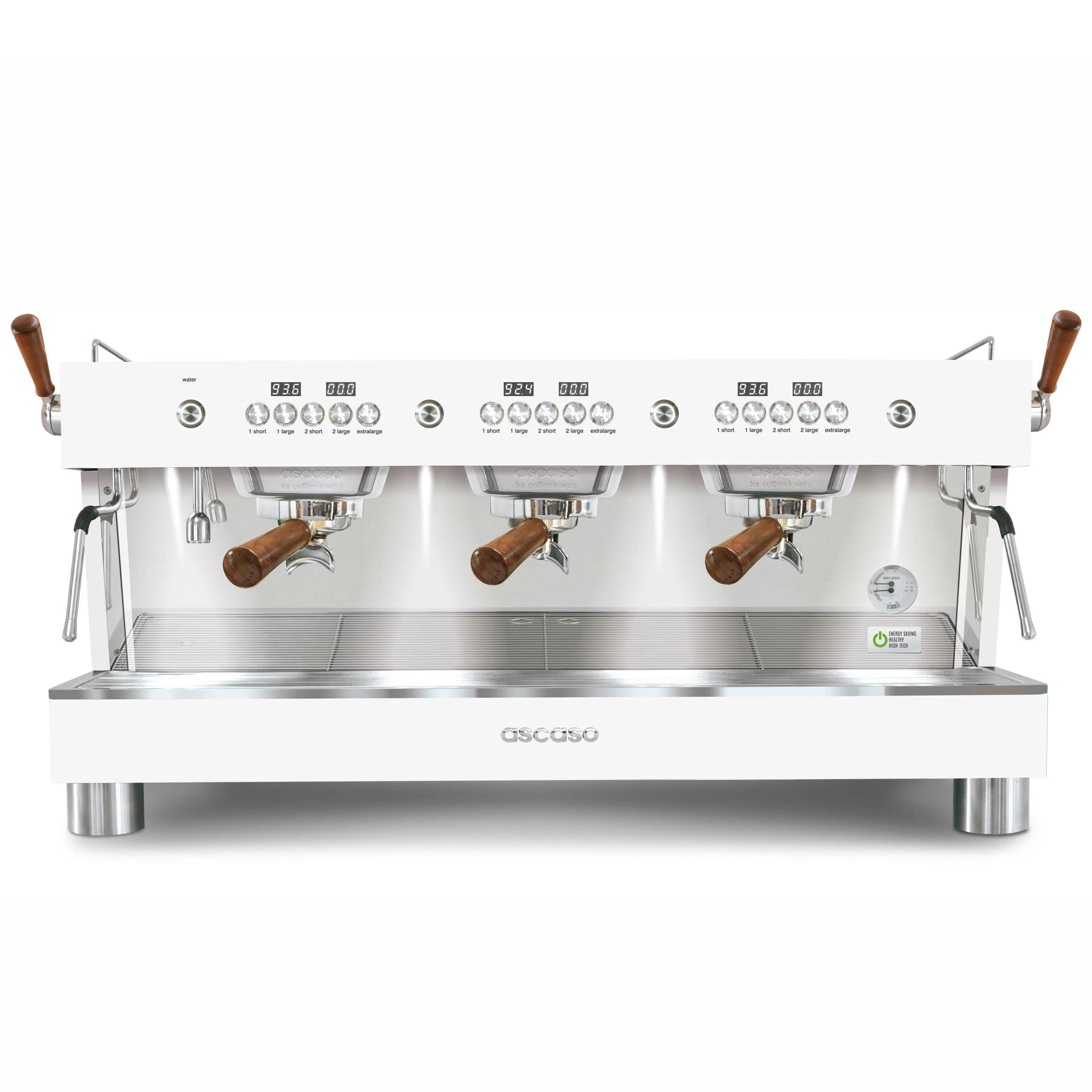 Ascaso Barista T Plus, Automatic 3 Group Espresso Machine, With Thermodynamic Technology (White) 1 Ascaso Barista T Plus, Automatic 3 Group Espresso Machine, With Thermodynamic Technology (White)