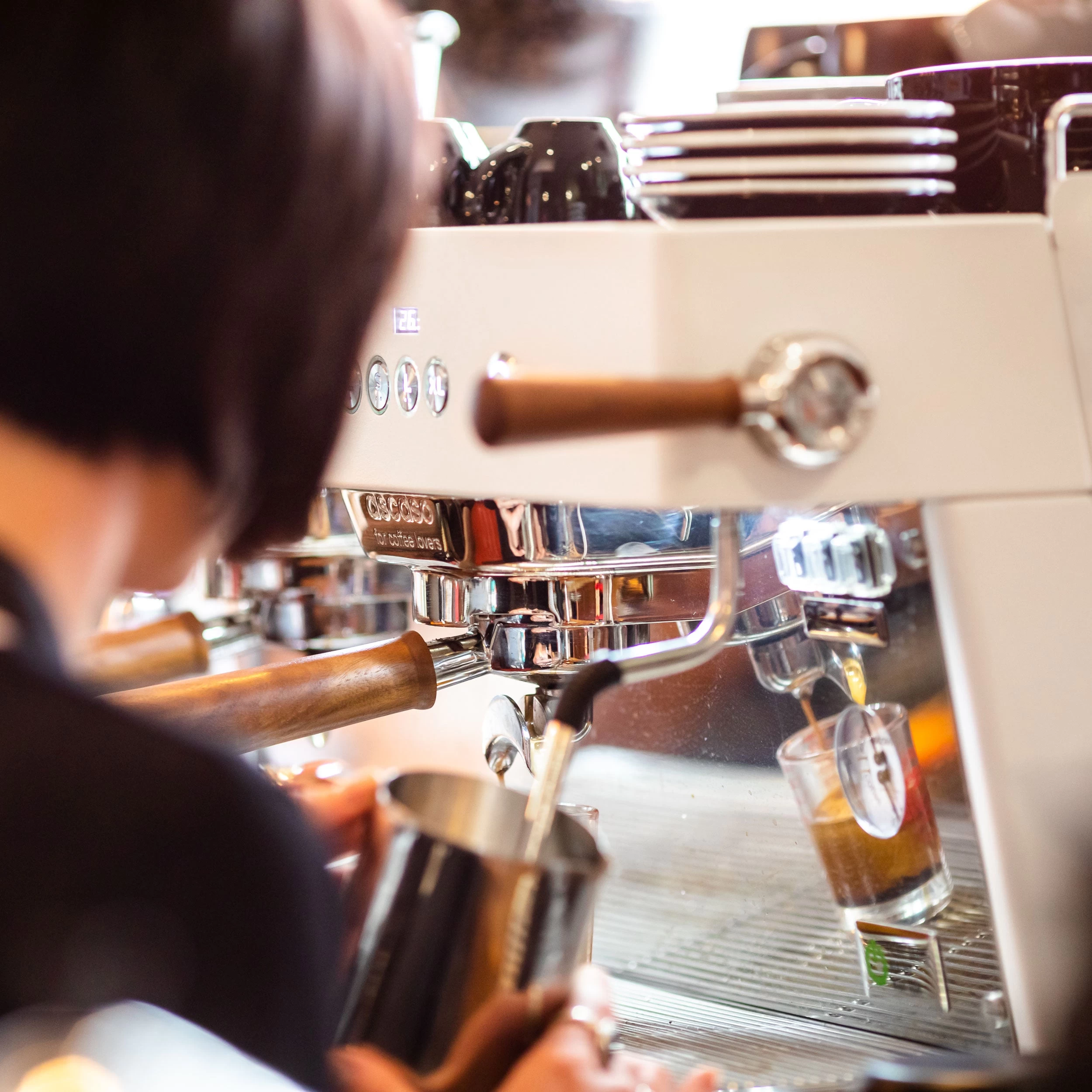 Ascaso Barista T Plus, Automatic 3 Group Espresso Machine, With Thermodynamic Technology (White) 2 Ascaso Barista T Plus, Automatic 3 Group Espresso Machine, With Thermodynamic Technology (White) - Image 2