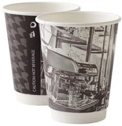 12oz "Barista" Double Wall Paper Cups (500)
