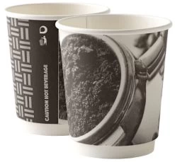 8oz "Barista" Double Wall Paper Cups (100)