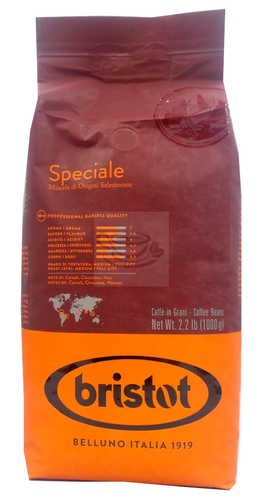Bristot Speciale 1kg Coffee Beans 1 Bristot Speciale 1kg Coffee Beans