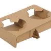 2 Cup Erectable Cardboard Carry Trays (600)