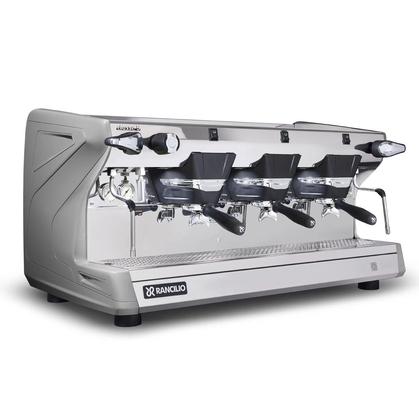 Rancilio Classe 5 S 3 Group Semi-Automatic Espresso Machine - Grey 2 Rancilio Classe 5 S 3 Group Semi-Automatic Espresso Machine - Grey - Image 2