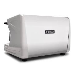 Rancilio Classe 7 USB Tall 2 Group Volumetric Espresso Machine - Ice White -Coffee Shop cla7usbt 2gr wht xbckr