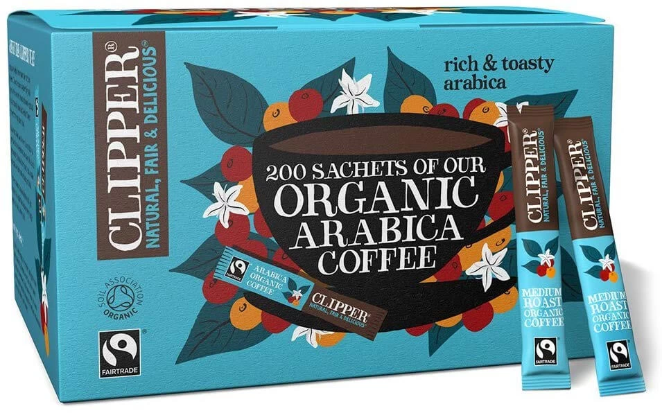 Clipper Organic Arabica Coffee Sticks (200) 1 Clipper Organic Arabica Coffee Sticks (200)