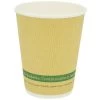 16oz Compostable Kraft Ripple Cups (100)
