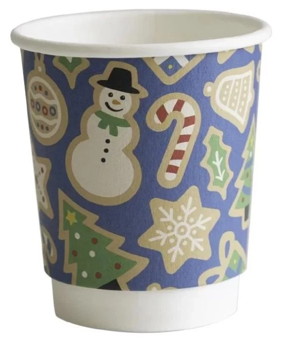 8oz Vegware Xmas Double Wall Compostable Cups (500) 1 8oz Vegware Xmas Double Wall Compostable Cups (500)