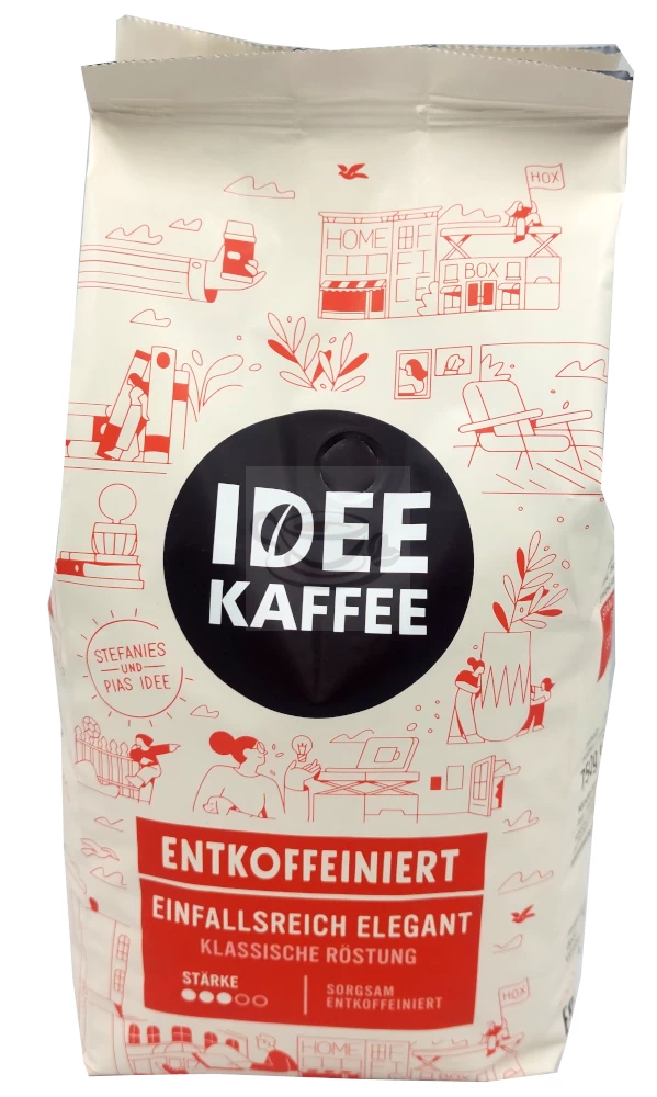 Idee Kaffee Entkoffeiniert Beans 750g 1 Idee Kaffee Entkoffeiniert Beans 750g