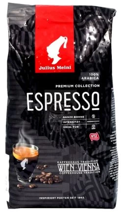 Julius Meinl Espresso Arabica (Wiener Art) 1 Kilo -Coffee Shop julius meinl premium collection espresso 100 arabica wien vienna wiener art 1 kilo kl