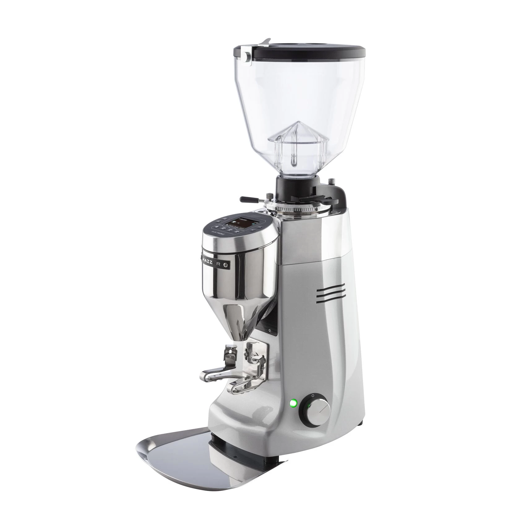 Mazzer Kony S Electronic Commercial Espresso Grinder - Silver 1 Mazzer Kony S Electronic Commercial Espresso Grinder - Silver