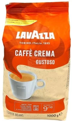 Lavazza Gustoso Caffè Crema 6 Lavazza Gustoso Caffè Crema -Coffee Shop lavazza caffe crema gustoso kopen 1 kilo bohne bonen kl