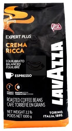 Lavazza Crema Ricca Espresso (expert) -Coffee Shop lavazza expert plus crema ricca espresso utz kopen kaufen bonen kl