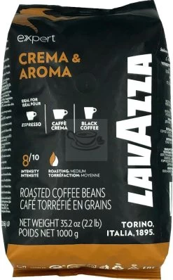 Lavazza - Vending - Crema & Aroma Expert - Coffee Beans - 1 Kilo