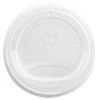 8oz White CPLA Sip Lids For Hot Cups (100)