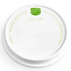 Vegware Paper Sip Lids For 8oz Cups (1000)