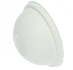 12oz-20oz Fibre Compostable Dome Lids With Hole (1000)