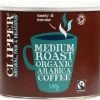 Clipper Fairtrade Organic Medium Roast Coffee Tin (4 X 500g)