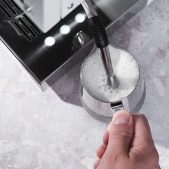 Ascaso Steel UNO Programmable Espresso Machine W/PID Controller, Single Thermoblock, 120V (White) -Coffee Shop milk steam 1 1 ee004de0 20c0 4d3b bf96 38b19cd8e252