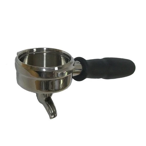 La Marzocco Stainless Steel OEM Portafilter With Rubber Handle - Single 1 La Marzocco Stainless Steel OEM Portafilter With Rubber Handle - Single