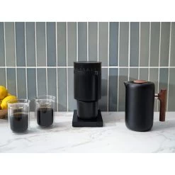 Opus Conical Burr Coffee Grinder - Black -Coffee Shop opus grinder black life1