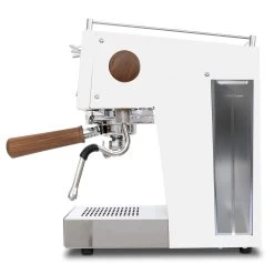 Ascaso Steel UNO Programmable Espresso Machine W/PID Controller, Single Thermoblock, 120V (White) -Coffee Shop uno white side