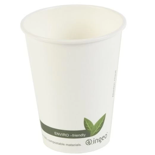 12oz Compostable White PLA Cups (1000) 1 12oz Compostable White PLA Cups (1000)
