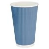 16oz Blue Signature Ripple Cups (100)