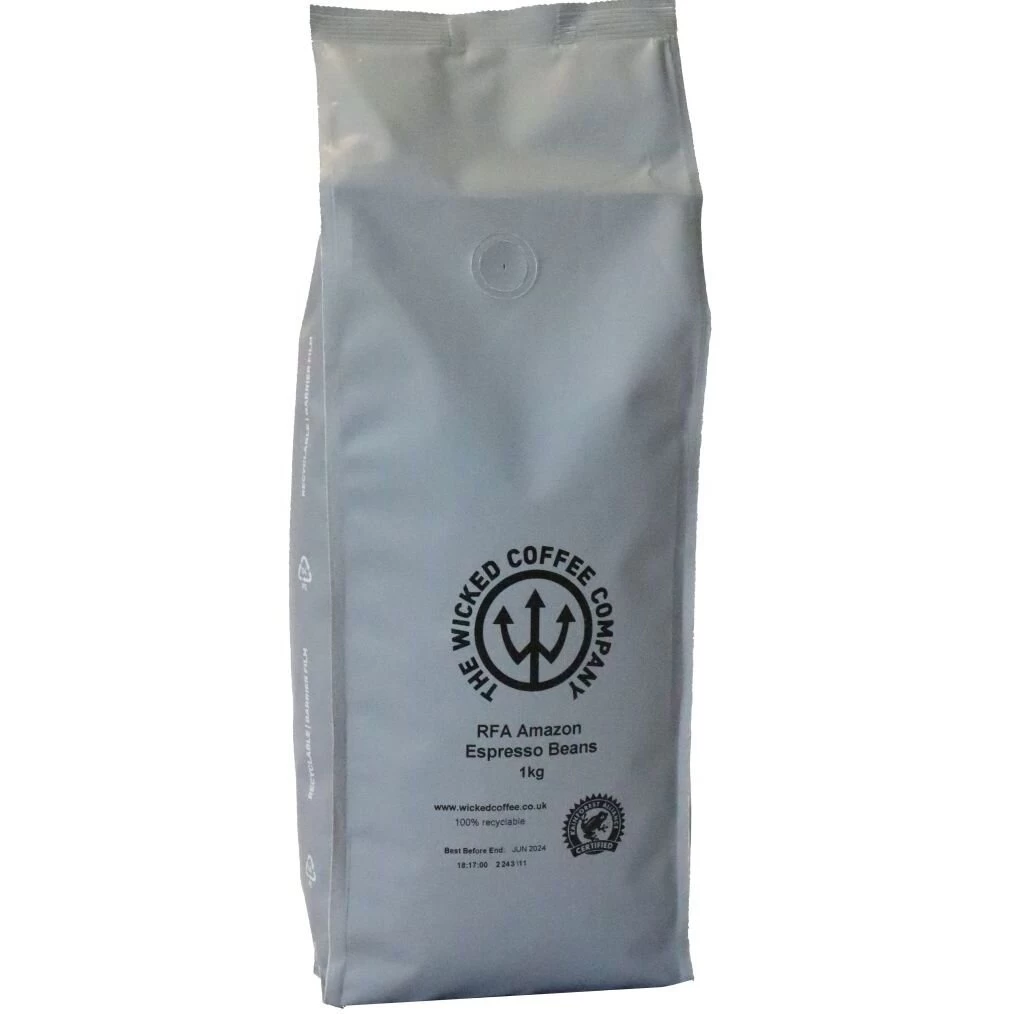 Wicked Amazon RFA Coffee Beans (6 X 1kg) 1 Wicked Amazon RFA Coffee Beans (6 X 1kg)