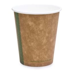 8oz Vegware Kraft Single Wall Cups (1000)